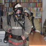 В Горно-Алтайском педагогическом колледже прошли учения по ликвидации пожара.