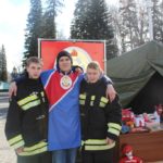Пожарный кроссфит на центральной площади г. Горно-Алтайска.