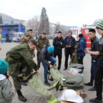Открытый чемпионат по функциональному пожарно-спасательному многоборью Кроссфит  на центральной площади г. Горно-Алтайска.