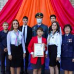 На торжественной линейке  награждена лучшая дружина  юных пожарных Республики Алтай.