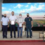 Победителям муниципального этапа смотра-конкурса на звание «Лучшая добровольная пожарная команда» вручили мотопомпы.