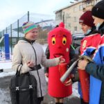 Члены дружины юных пожарных «Данко» рассказали жителям города Горно-Алтайска о первичных средствах пожаротушения.